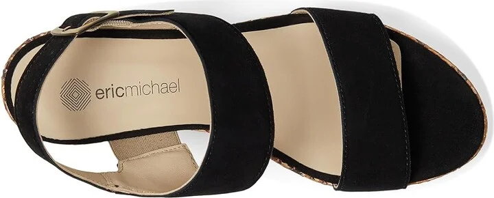Eric Michael Crete Women's Sandals Black : EU 36 (US Women's 5.5-6) M (B), Leather - Image 2