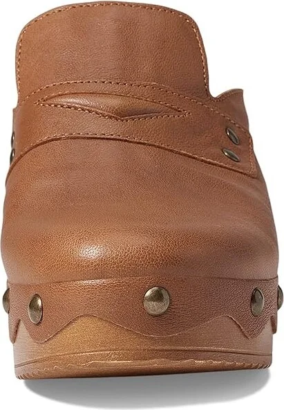 Eric Michael Delphi Women's Clog Shoes Cognac : EU 37 (US Women's 6.5-7) M (B), Leather - Image 2