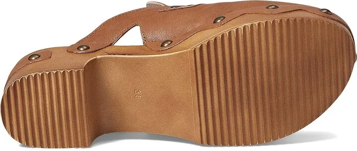 Eric Michael Delphi Women's Clog Shoes Cognac : EU 37 (US Women's 6.5-7) M (B), Leather - Image 3