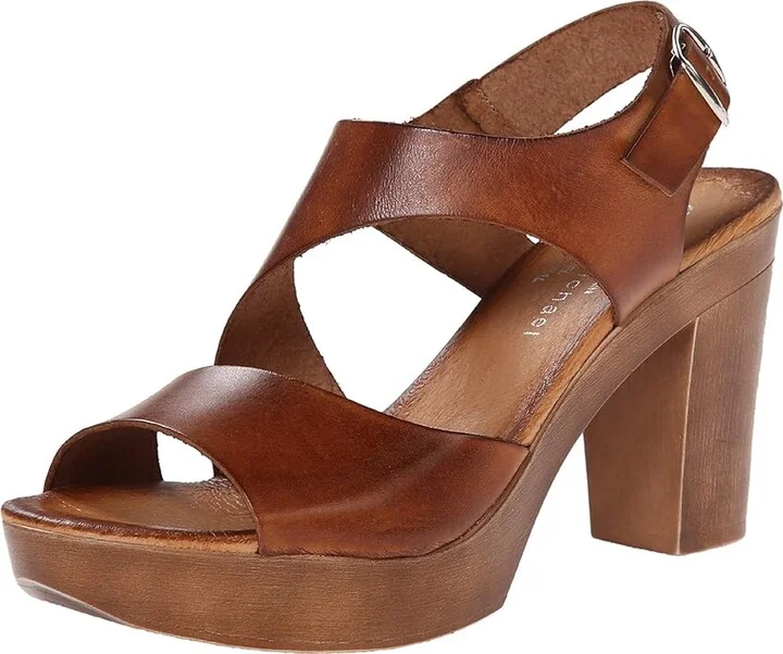 Eric Michael Ginger High Heels Brown : EU 36 (US Women's 5.5-6) M (B), Leather - Image 2