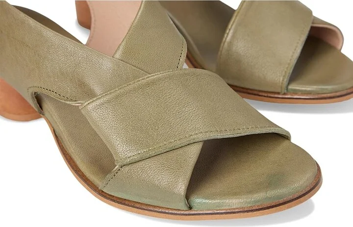 Eric Michael Isla Women's Sandals Olive : EU 39 (US Women's 8.5-9) M (B), Leather - Image 7