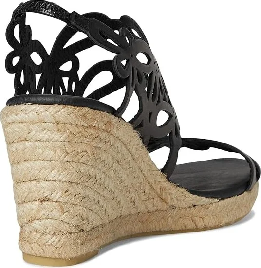 Eric Michael Jillian Women's Wedge Shoes Black : EU 36 (US Women's 5.5-6) M (B), Leather - Image 5