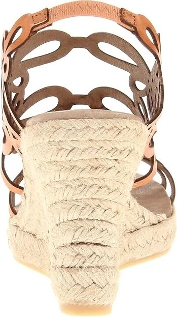 Eric Michael Jillian Women's Wedge Shoes Brown : EU 39 (US Women's 8.5-9) M (B), Leather - Image 5