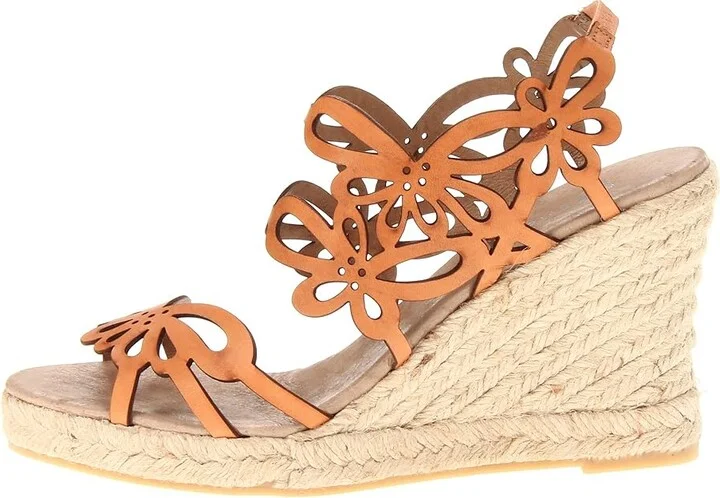 Eric Michael Jillian Women's Wedge Shoes Brown : EU 39 (US Women's 8.5-9) M (B), Leather - Image 7