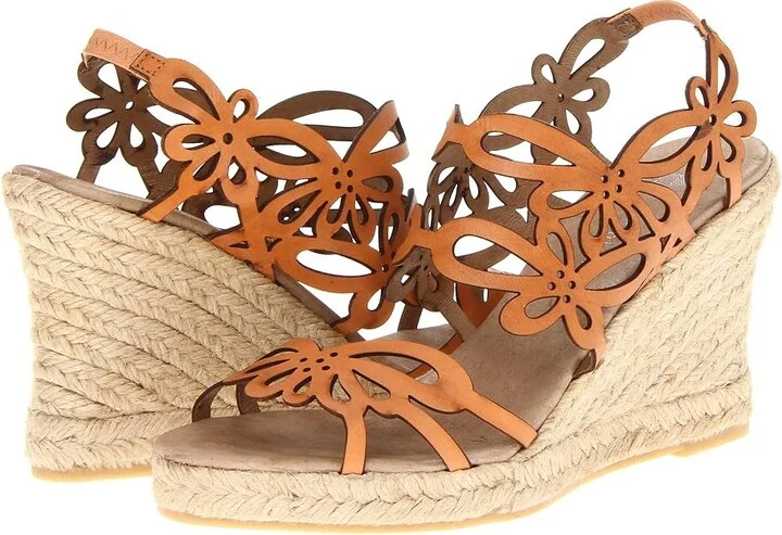 Eric Michael Jillian Women's Wedge Shoes Brown : EU 39 (US Women's 8.5-9) M (B), Leather