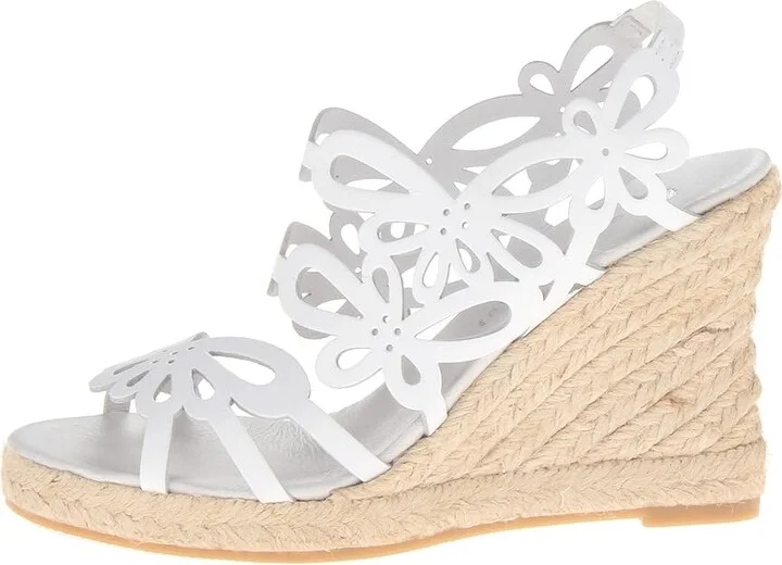 Eric Michael Jillian Women's Wedge Shoes White : EU 37 (US Women's 6.5-7) M (B), Leather - Image 7
