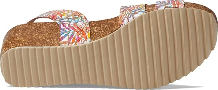 Eric Michael Jolly Women's Wedge Shoes Beige Print : EU 39 (US Women's 8.5-9) M (B), Leather - Image 3