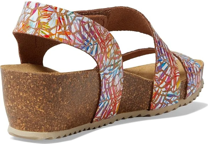 Eric Michael Jolly Women's Wedge Shoes Beige Print : EU 39 (US Women's 8.5-9) M (B), Leather - Image 4