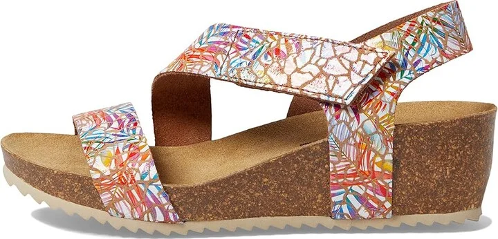 Eric Michael Jolly Women's Wedge Shoes Beige Print : EU 39 (US Women's 8.5-9) M (B), Leather - Image 5