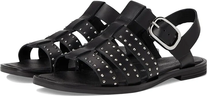 Eric Michael Julia Women's Shoes Black Studs : EU 36 (US Women's 5.5-6) M (B), Leather/Rubber