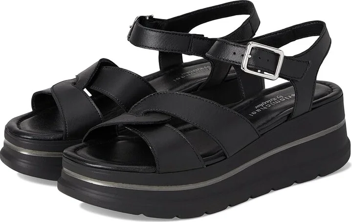 Eric Michael Kinsley Women's Sandals Black : EU 36 (US Women's 5.5-6) M (B), Leather