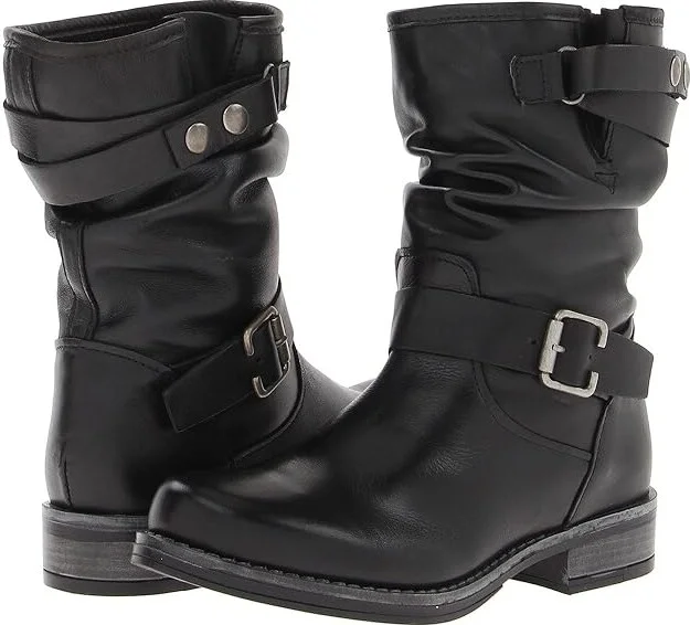 Eric Michael Laguna Women's Pull-on Boots Black : EU 39 (US Women's 8.5-9) M (B), Leather