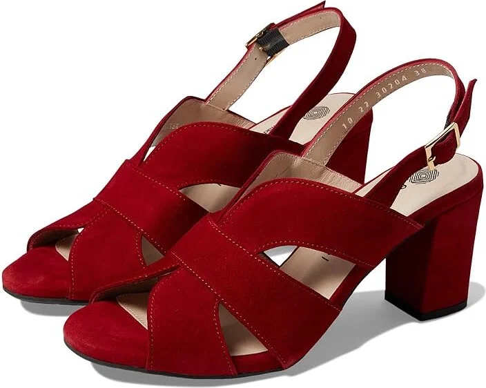 Eric Michael Lark Women's Shoes Red : EU 36 (US Women's 5.5-6) M (B), Leather