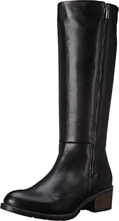 Eric Michael Lauren Women's Zip Boots Black : EU 36 (US Women's 5.5-6) M (B), Leather - Image 2