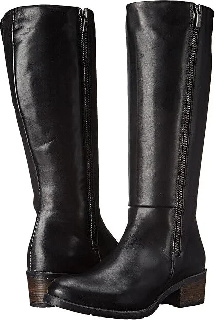 Eric Michael Lauren Women's Zip Boots Black : EU 36 (US Women's 5.5-6) M (B), Leather
