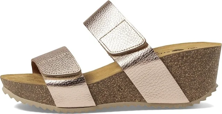 Eric Michael Lily 2 Women's Sandals Peach Metallic : EU 41 (US Women's 10-11) M (B), Leather - Image 5