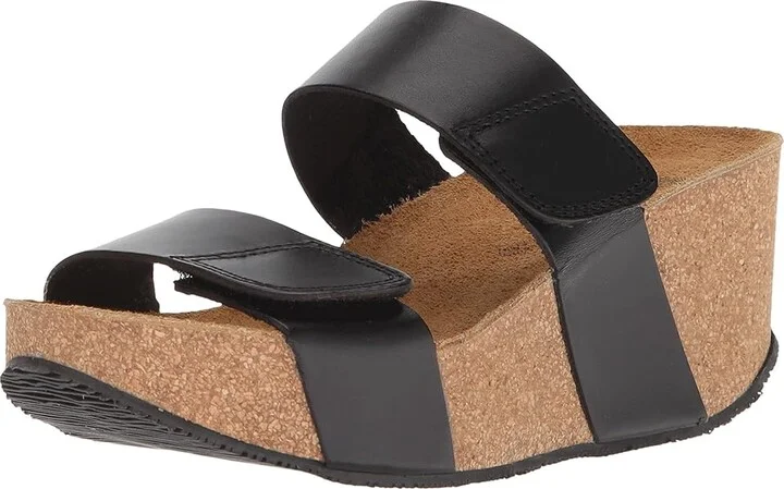 Eric Michael Lily Women's Sandals Black : EU 37 (US Women's 6.5-7) M (B), Leather - Image 2