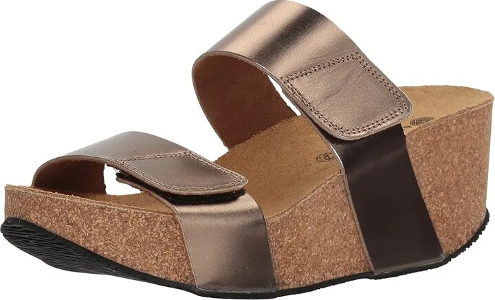 Eric Michael Lily Women's Sandals Bronze : EU 39 (US Women's 8.5-9) M (B), Leather - Image 2