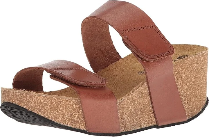 Eric Michael Lily Women's Sandals Brown : EU 38 (US Women's 7.5-8) M (B), Leather - Image 2
