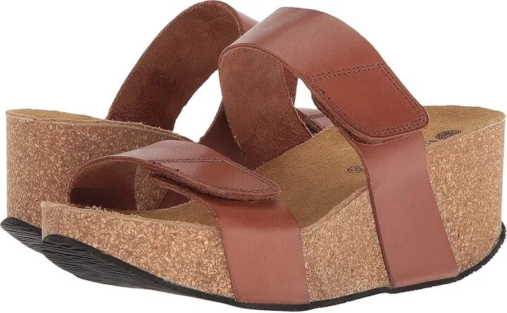 Eric Michael Lily Women's Sandals Brown : EU 38 (US Women's 7.5-8) M (B), Leather