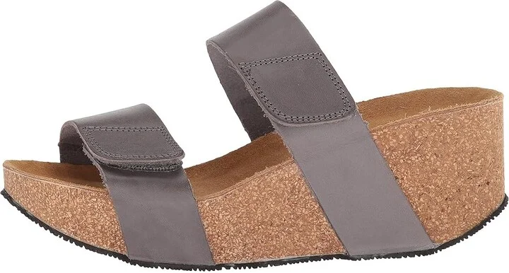 Eric Michael Lily Women's Sandals Grey : EU 38 (US Women's 7.5-8) M (B), Leather - Image 7