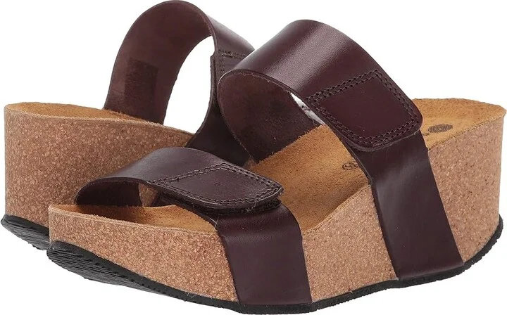 Eric Michael Lily Women's Sandals Mocha : EU 38 (US Women's 7.5-8) M (B), Leather