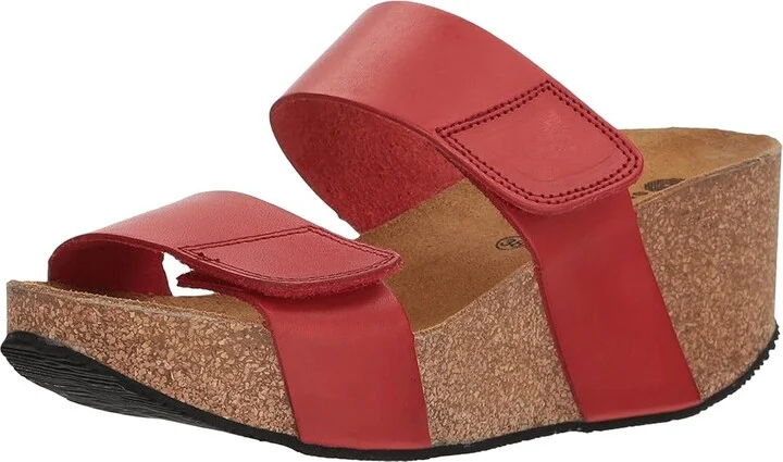 Eric Michael Lily Women's Sandals Red : EU 37 (US Women's 6.5-7) M (B), Leather - Image 2