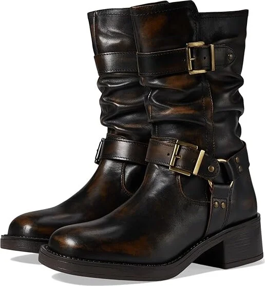 Eric Michael Lior Women's Shoes Brown Distressed : EU 36 (US Women's 5.5-6) M (B), Leather