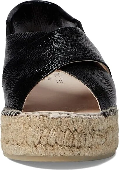 Eric Michael Lois Women's Wedge Shoes Black : EU 36 (US Women's 5.5-6) M (B), Leather/Textile - Image 2