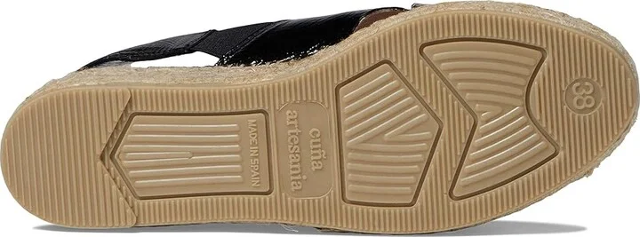 Eric Michael Lois Women's Wedge Shoes Black : EU 36 (US Women's 5.5-6) M (B), Leather/Textile - Image 3