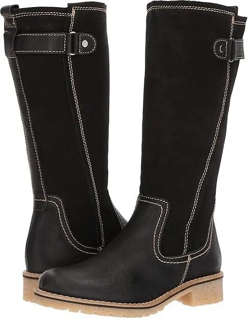 Eric Michael Marcella Women's Shoes Black : EU 36 (US Women's 5.5-6) M (B), Leather/Suede