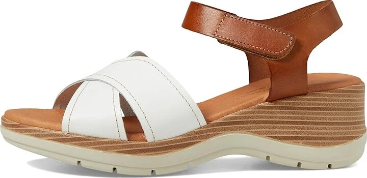 Eric Michael Missy Women's Sandals White : EU 38 (US Women's 7.5-8) M (B), Leather - Image 5