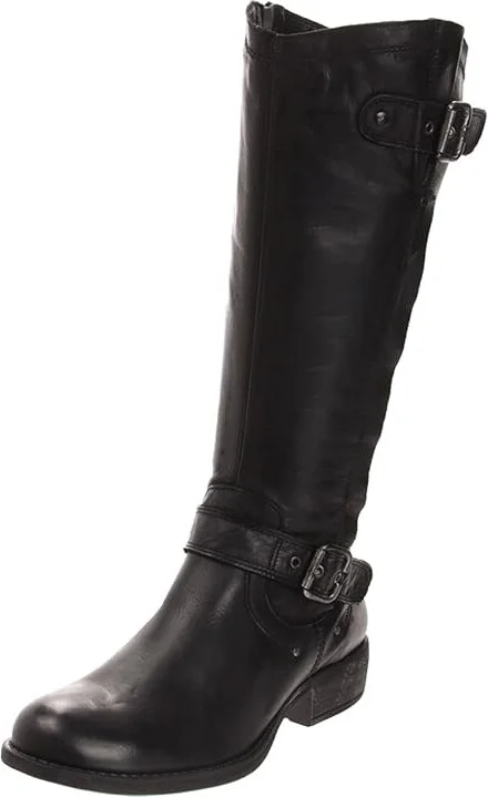 Eric Michael Montana Women's Boots Black : EU 37 (US Women's 6.5-7) M (B), Leather - Image 2