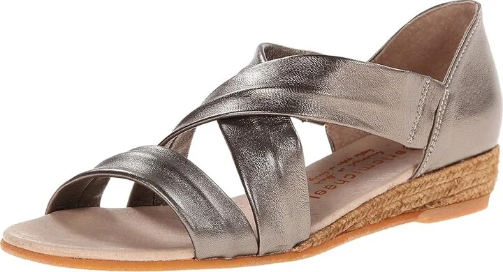 Eric Michael Netty Women's Sandals Metallic : EU 35 (US Women's 4.5-5) M (B), Leather - Image 2