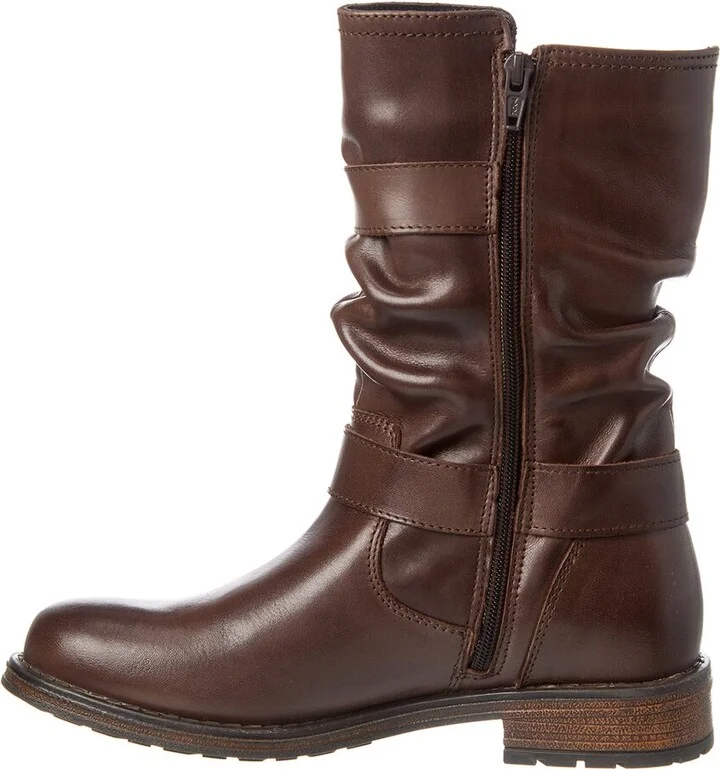 Eric Michael Noelle Short Leather Boot - Image 2