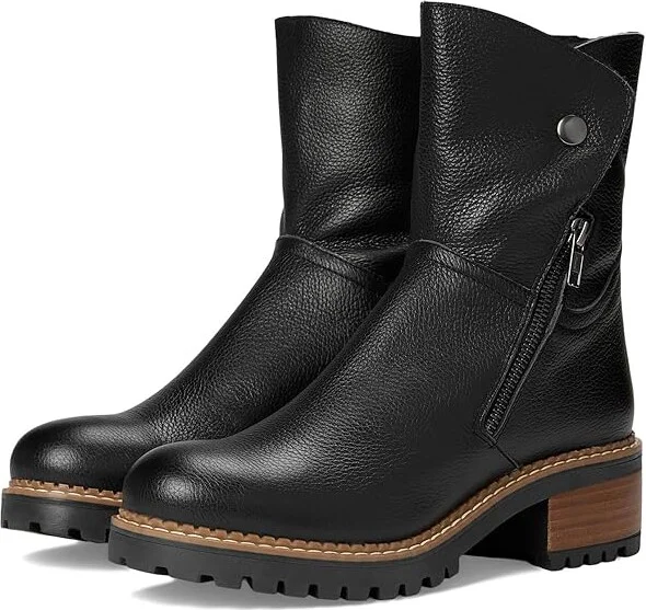 Eric Michael Pelham Women's Boots Black : EU 37 (US Women's 6.5-7) M (B), Leather/Rubber