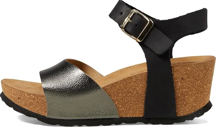 Eric Michael Rosalie Women's Sandals Black/Pewter : EU 42 (US Women's 11-12) M (B), Leather - Image 5