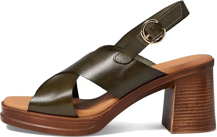 Eric Michael Savannah Women's Shoes Olive : EU 36 (US Women's 5.5-6) M (B), Leather - Image 5