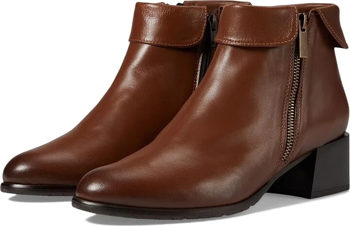Eric Michael Sonia Women's Wedge Shoes Cognac : EU 39 (US Women's 8.5-9) M (B), Leather