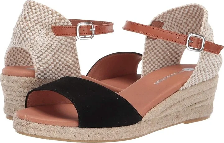 Eric Michael Trieste Women's Shoes Black Nubuck : EU 39 (US Women's 8.5-9) M (B), Textile/Nubuck/Leather