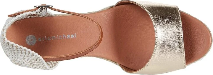 Eric Michael Trieste Women's Shoes Gold : EU 40 (US Women's 9.5-10) M (B), Textile/Leather - Image 3