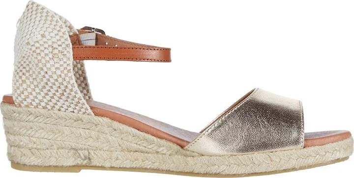 Eric Michael Trieste Women's Shoes Gold : EU 40 (US Women's 9.5-10) M (B), Textile/Leather - Image 8