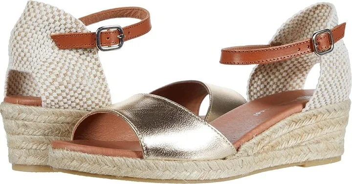 Eric Michael Trieste Women's Shoes Gold : EU 40 (US Women's 9.5-10) M (B), Textile/Leather