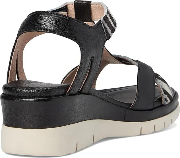 Eric Michael Trixie Women's Sandals Black/Zebra : EU 39 (US Women's 8.5-9) M (B), Leather - Image 4