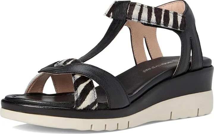 Eric Michael Trixie Women's Sandals Black/Zebra : EU 39 (US Women's 8.5-9) M (B), Leather - Image 5