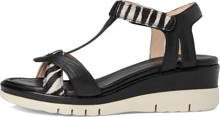 Eric Michael Trixie Women's Sandals Black/Zebra : EU 39 (US Women's 8.5-9) M (B), Leather - Image 6