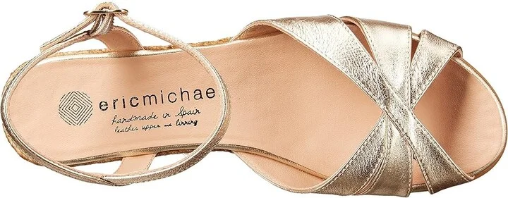 Eric Michael Vanessa Women's Shoes Gold : EU 36 (US Women's 5.5-6) M (B), Suede - Image 3
