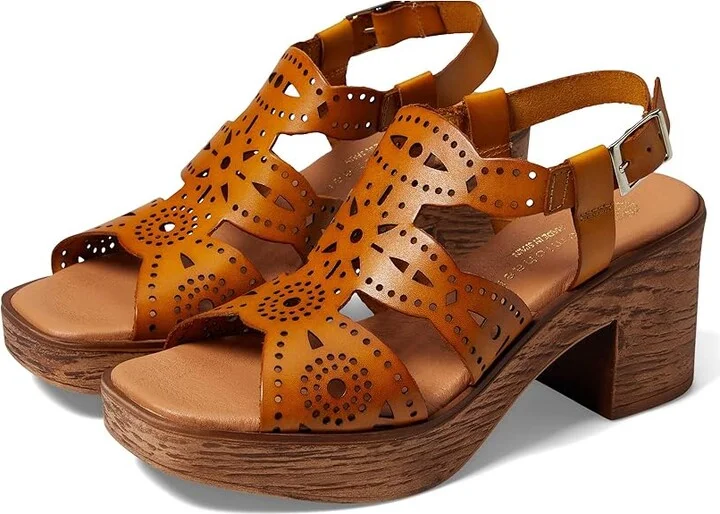 Eric Michael Whitney Women's Shoes Mustard : EU 40 (US Women's 9.5-10) M (B), Leather