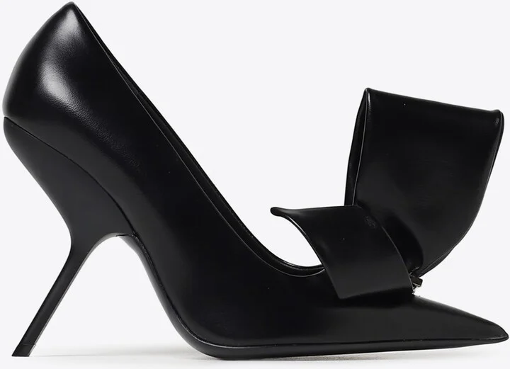 Erica 105 Leather Bow Stiletto Pumps