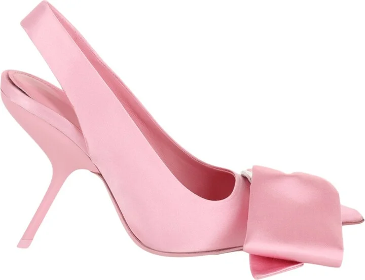 Erica Satin Slingback Pumps